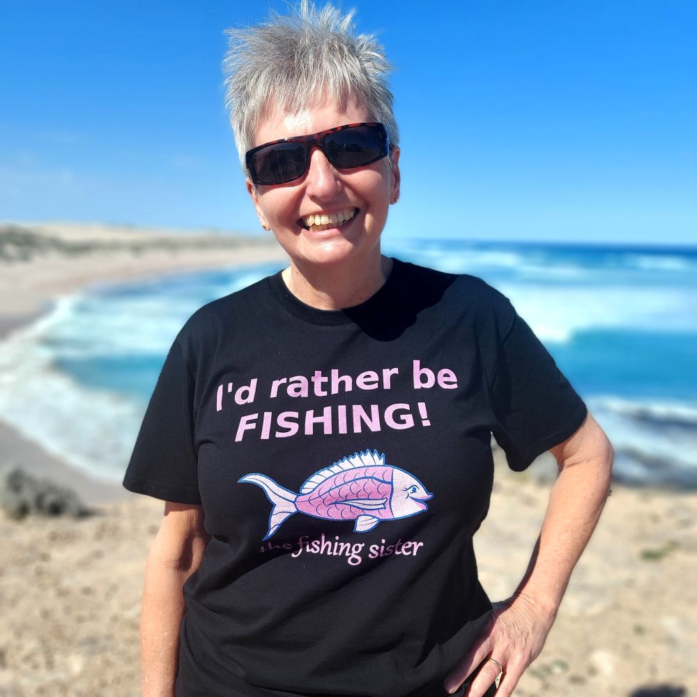 photo of fishing sister