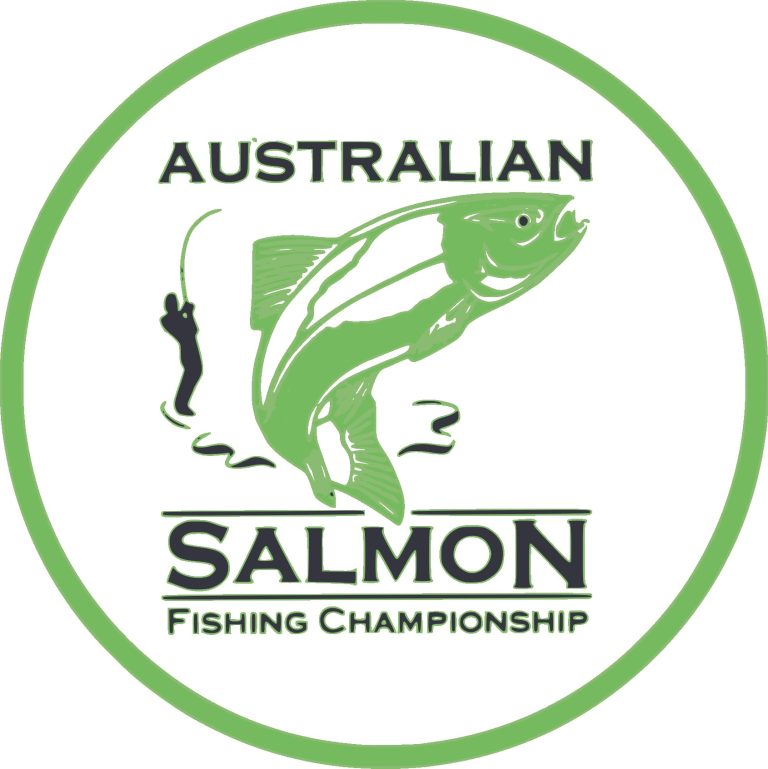 Showing the logo of the Australian salmon Fishing Championship